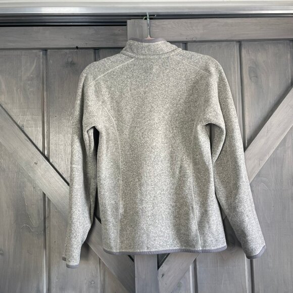 Patagonia Womens Better Sweater 1/4 Zip Fleece Birch White Gray $139 - Picture 10 of 10